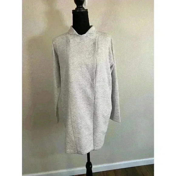 Eileen Fisher tencel textured knit Jacquard Kimono off white Women size XS - Picture 3 of 16